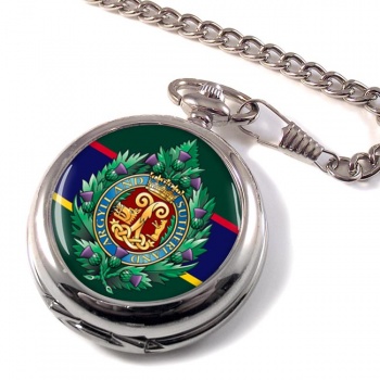 Argyll & Sutherland Highlanders (British Army) Pocket Watch