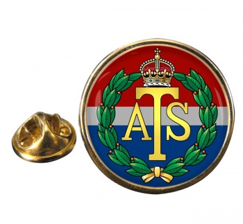 Auxiliary Territorial Service (British Army) Round Pin Badge