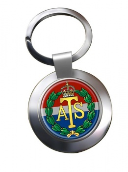 Auxiliary Territorial Service (British Army) Chrome Key Ring