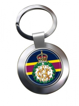 Army Veterinary Corps (British Army) Chrome Key Ring