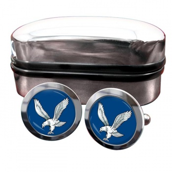 Blue Eagles (British Army) Round Cufflinks