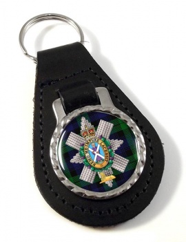 Black Watch (42nd Royal Highland) Regiment (British Army) of Foot) Leather Key Fob