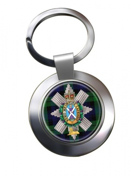 Black Watch (42nd Royal Highland) Regiment (British Army) of Foot) Chrome Key Ring