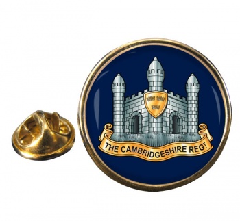 Cambridgeshire Regiment (British Army) Round Pin Badge