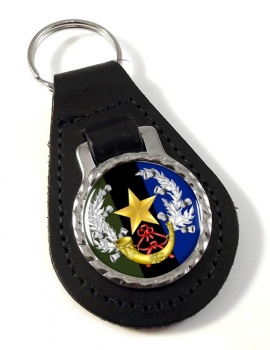 Cameronians (Scottish Rifles, British Army) Leather Key Fob