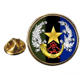 Cameronians (Scottish Rifles, British Army) Round Pin Badge