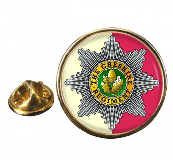 Cheshire Regiment (British Army) Round Pin Badge