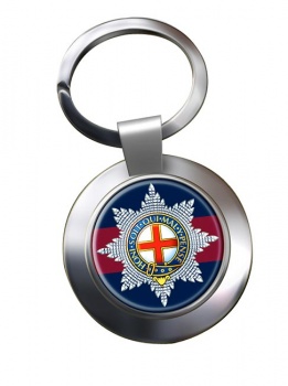 Coldstream Guards (British Army) Chrome Key Ring