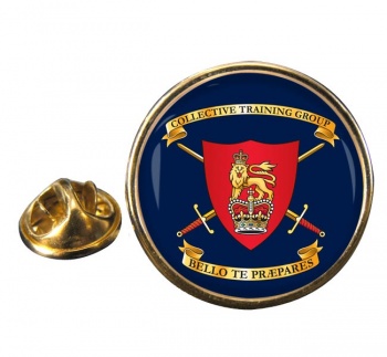 Collective Training Group (British Army) Round Pin Badge