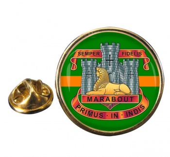Devonshire and Dorset Light Infantry (British Army) Round Pin Badge
