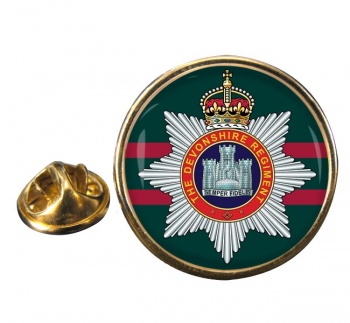 Devonshire Regiment (British Army) Round Pin Badge