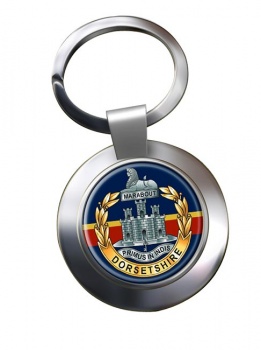Dorset Regiment (British Army) Chrome Key Ring
