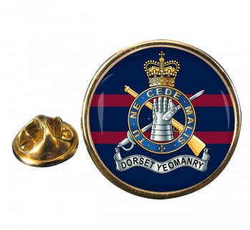 Dorset Yeomanry (British Army) Round Pin Badge