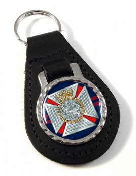 Duke of Edinburgh's Royal Regiment (British Army) Leather Key Fob