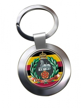 East Lancashire Regiment (British Army) Chrome Key Ring