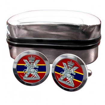 Fife and Forfar Yeomanry (British Army) Scottish Horse Round Cufflinks
