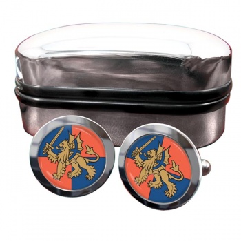 Force Troops Command (British Army) Round Cufflinks