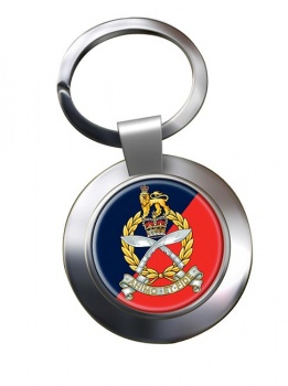Gurkha Staff and Personnel Support Branch (British Army) Chrome Key Ring