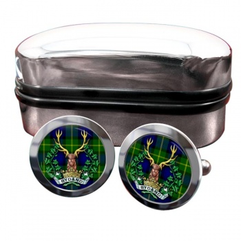Gordon Highlanders (British Army) Round Cufflinks