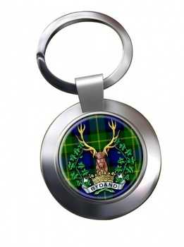 Gordon Highlanders (British Army) Chrome Key Ring