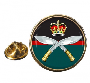 Royal Gurkha Rifles (British Army) Round Pin Badge
