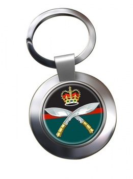 Royal Gurkha Rifles (British Army) Chrome Key Ring
