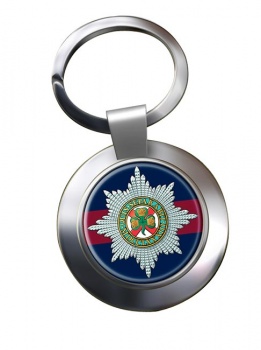 Irish Guards (British Army) Chrome Key Ring