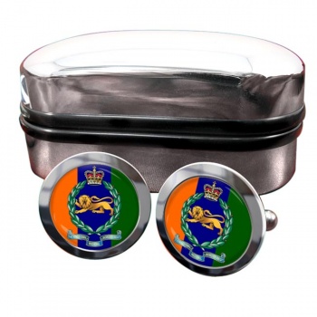 King's Own Royal Border Regiment (British Army) Round Cufflinks