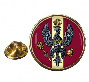 King's Royal Hussars (British Army) Round Pin Badge