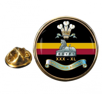 Lancashire Regiment (British Army) Round Pin Badge