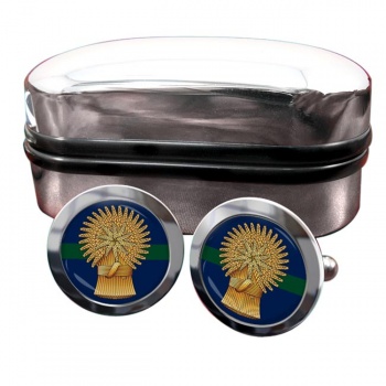Lothians and Borders Horse Yeomanry (British Army) Round Cufflinks
