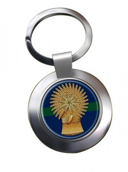 Lothians and Borders Horse Yeomanry (British Army) Chrome Key Ring