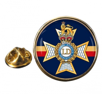 Light Dragoons (British Army) Round Pin Badge