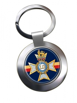 Light Dragoons (British Army) Chrome Key Ring