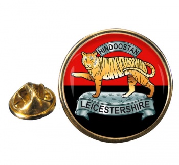 Leicestershire Regiment (British Army) Round Pin Badge