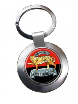 Leicestershire Regiment (British Army) Chrome Key Ring