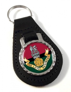 Loyal Regiment (British Army) Leather Key Fob