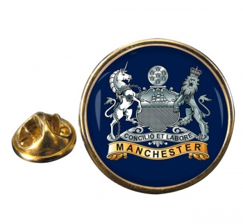 Manchester Regiment (British Army) Round Pin Badge