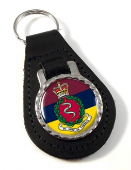 Royal Army Medical Corps (British Army) Leather Key Fob