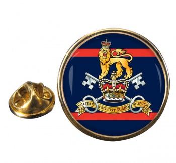 Military Provost Guard Service (British Army) Round Pin Badge