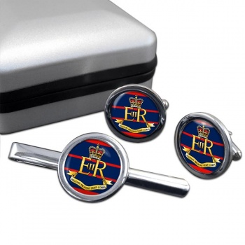 Military Provost Staff Corps (British Army)Round Cufflink and Tie Clip Set