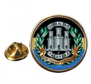Northamptonshire Regiment (British Army) Round Pin Badge