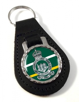 Northumberland Hussars (British Army) Leather Key Fob