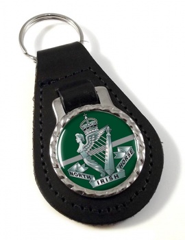North Irish Horse (British Army) Leather Key Fob