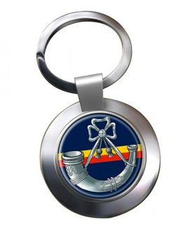 Oxfordshire and Buckinghamshire Light Infantry (British Army) Chrome Key Ring