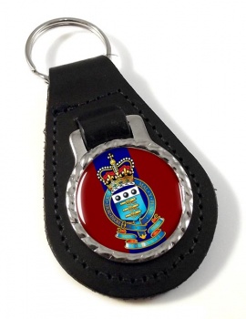 Royal Army Ordnance Corps (British Army) Leather Key Fob