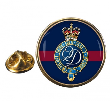 Queen's Division (British Army) Round Pin Badge