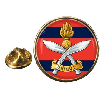 Queens Gurkha Engineers (British Army) Round Pin Badge