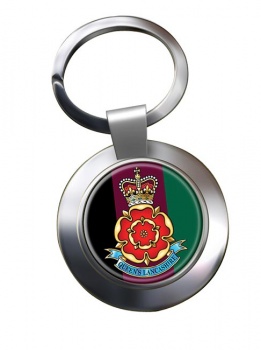 Queen's Lancashire Regiment (British Army) Chrome Key Ring
