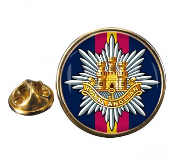 Royal Anglian Regiment (British Army) Round Pin Badge